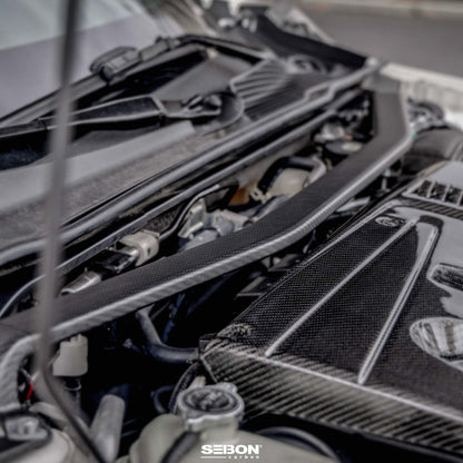 Seibon Carbon Fiber Front Strut Brace 23+ Civic Type R FL5