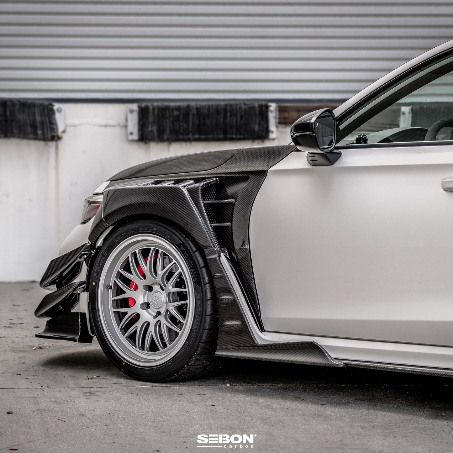 Seibon Carbon Fiber MB-Style Front Extension 23+ Civic Type R FL5