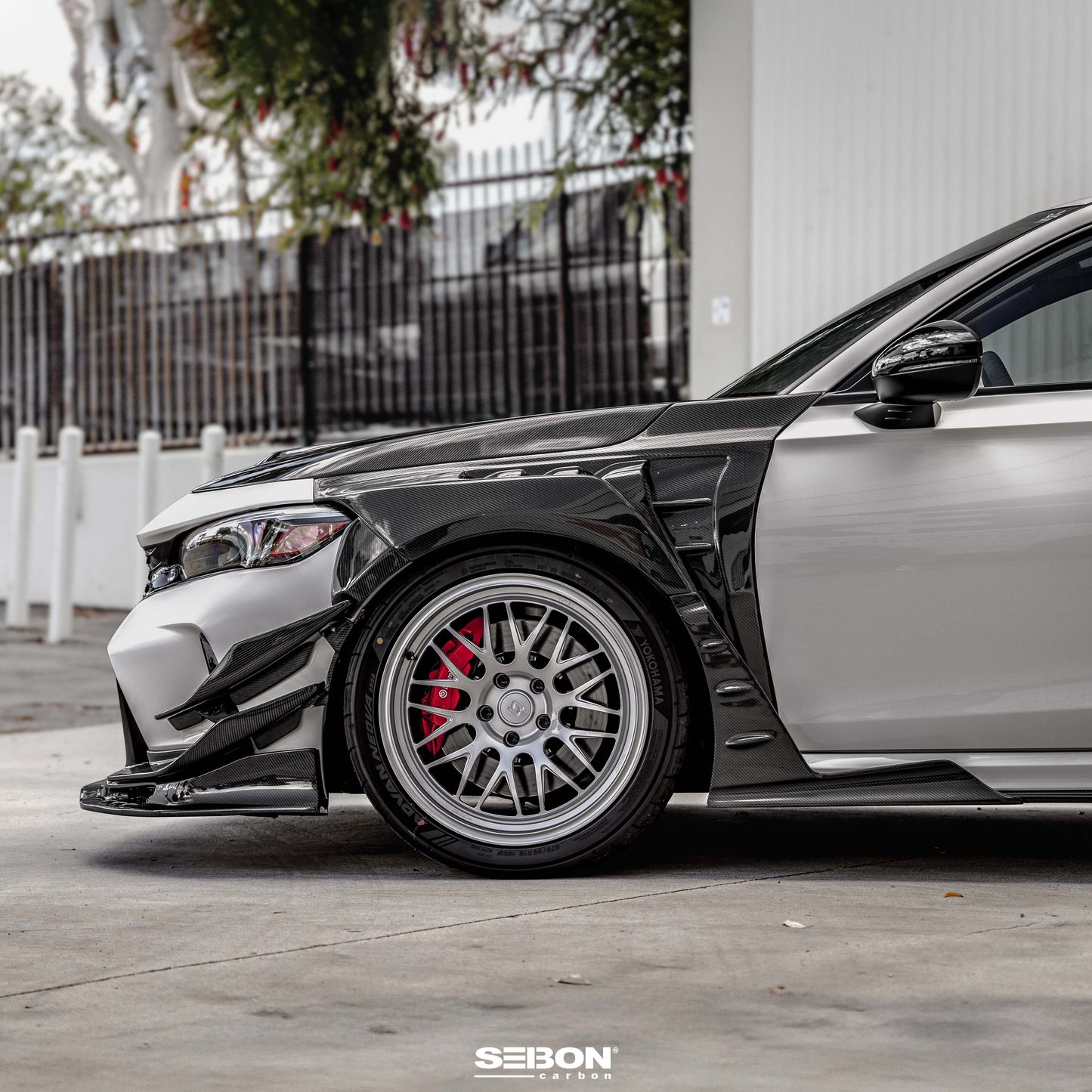 Seibon Carbon Fiber MB-Style Front Extension 23+ Civic Type R FL5