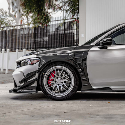 Seibon Carbon Fiber MB-Style Front Extension 23+ Civic Type R FL5